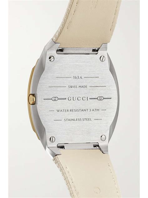 gucci 1634 watch|GUCCI 25H watch, 34mm in steel .